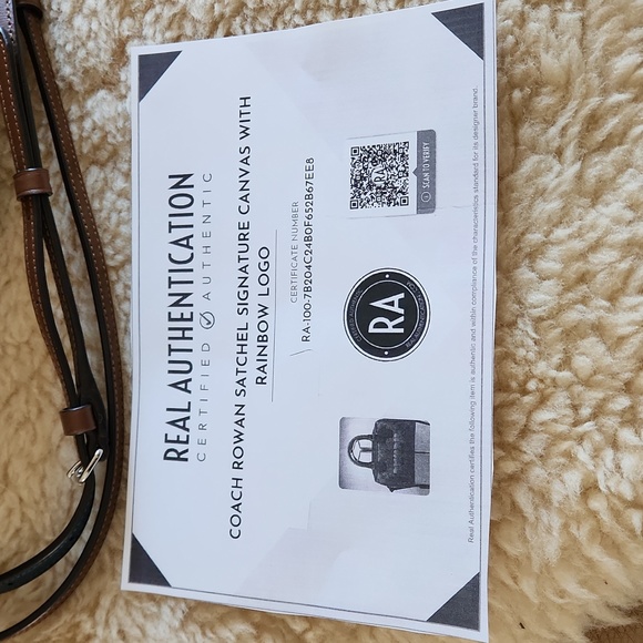 Coach Rowan Signature Rainbow Logo Satchel/Crossbody π - Picture 4 of 16